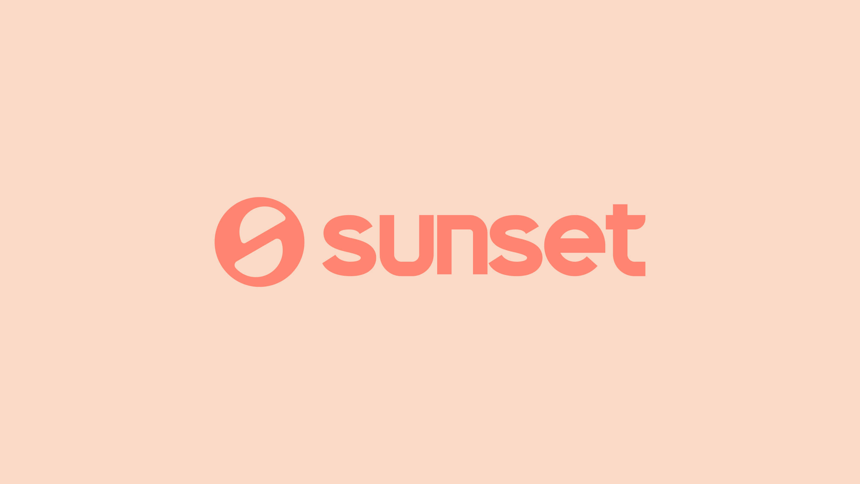 日落 SUNSET  Logo 設計